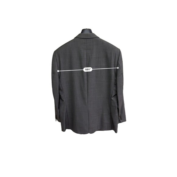 Ralph Lauren Men’s 2 Piece Suit Charcoal Checked Pattern Designer - Picture 4 of 8